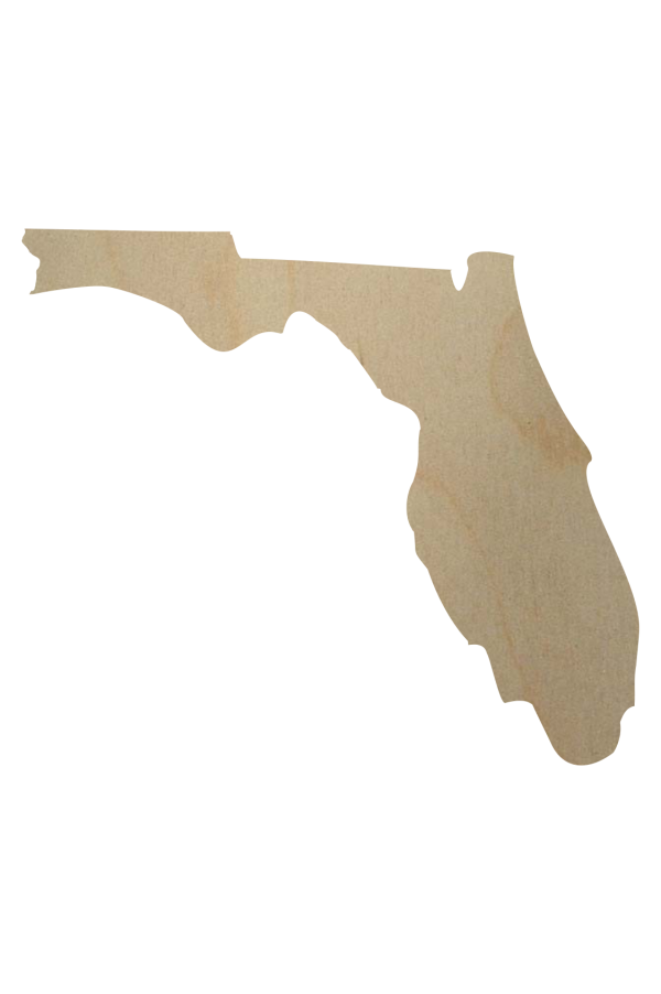 Florida wood state shape