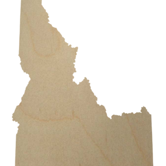 Idaho wood state cutout