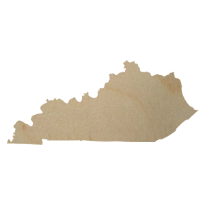 Wooden Kentucky shape cutout