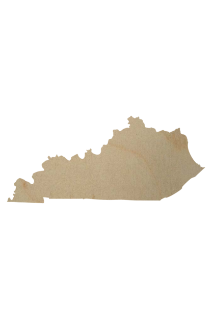 Wooden Kentucky shape cutout