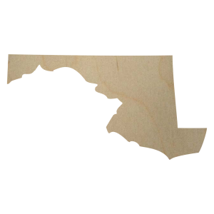 Maryland State Wood Cutout