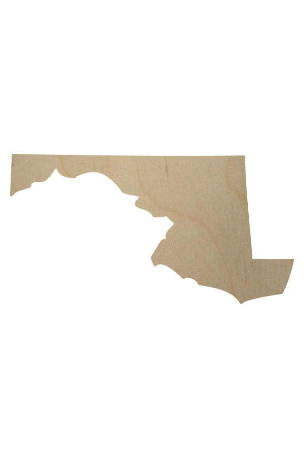 Maryland State Wood Cutout