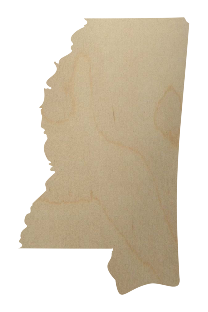 Wooden Mississippi Cutout