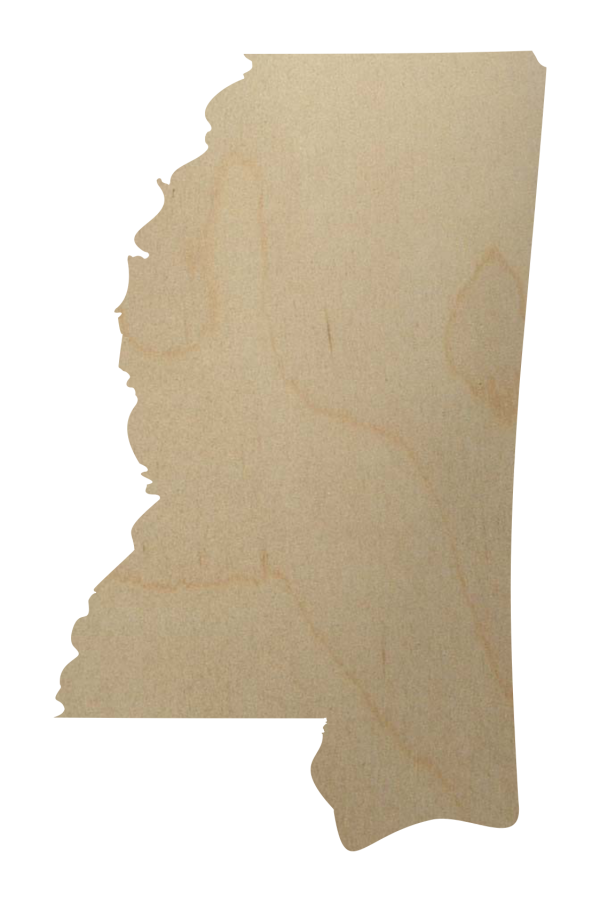 Wooden Mississippi Cutout