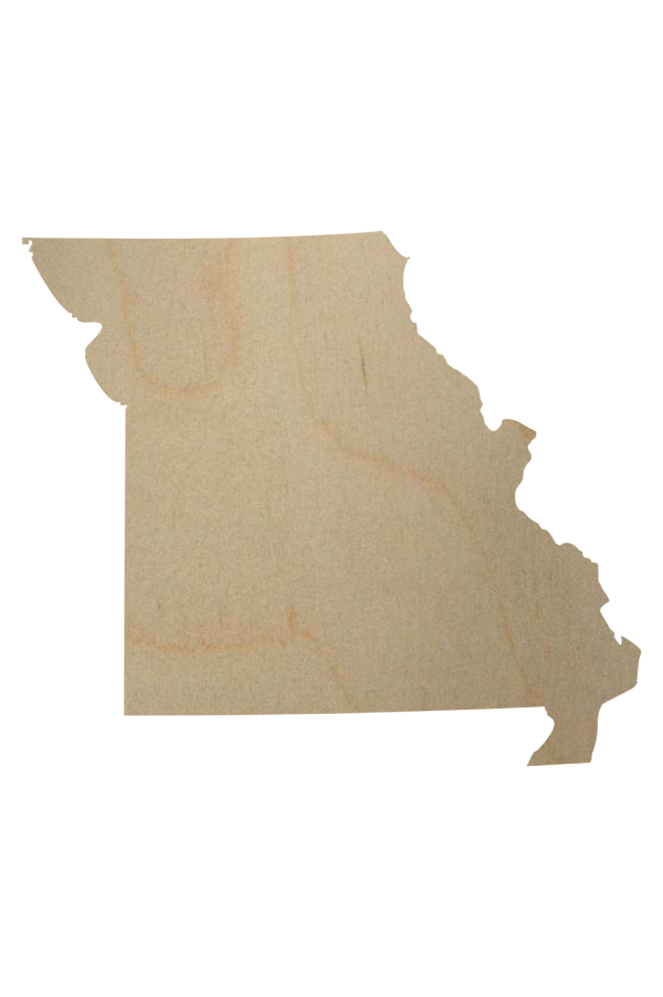 Missouri State Wood Cutout