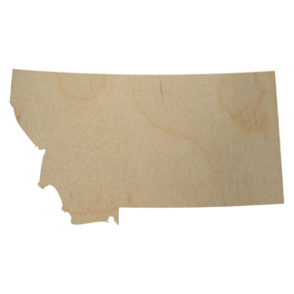 Montana State Wood Cutout