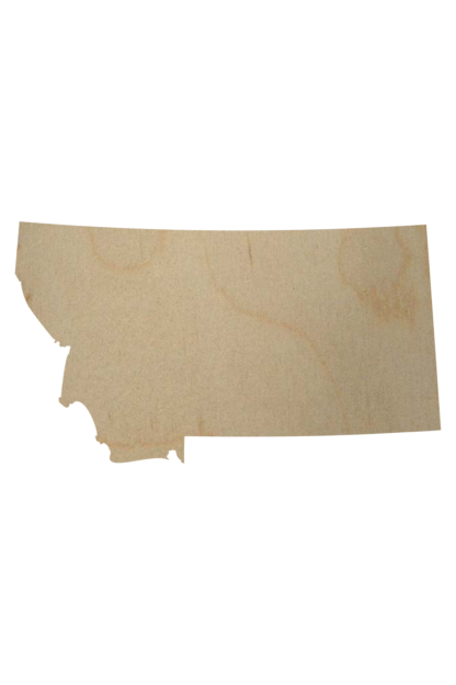 Montana State Wood Cutout