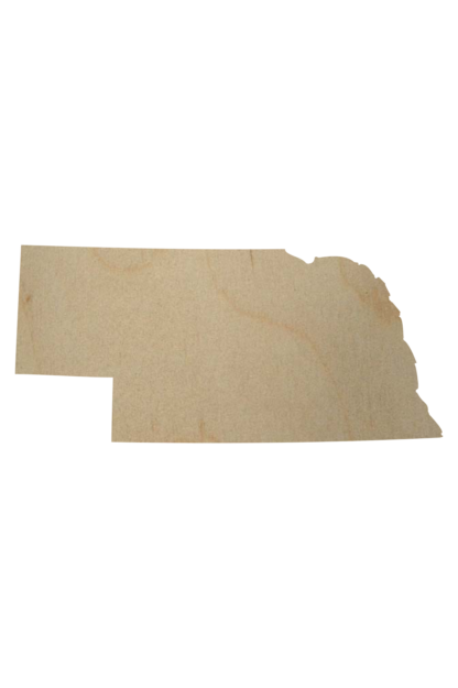 Nebraska State Wood Cutout