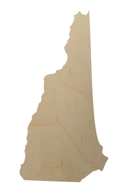 New Hampshire State Wood Cutout