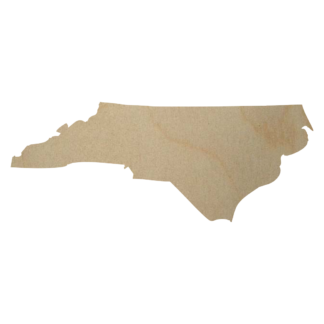 North Carolina State Wood Cutout