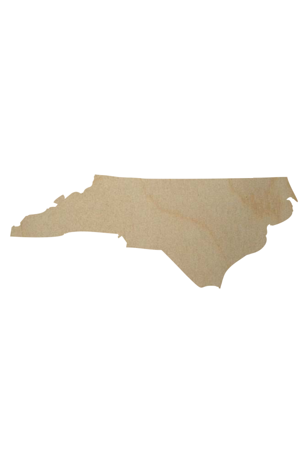 North Carolina State Wood Cutout