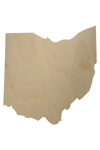 Wooden Ohio Cutout Shape