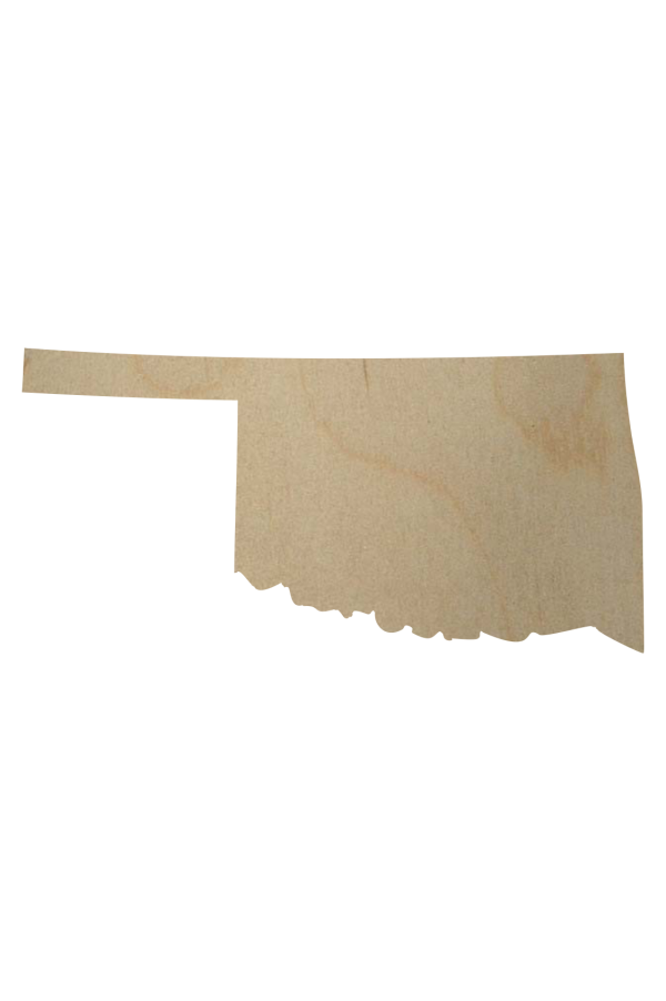 Oklahoma Wood Cutout