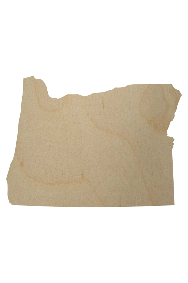 Oregon Wood Cutout