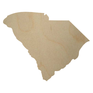 South Carolina Wood Cutout