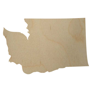 Washington State Wood Cutout