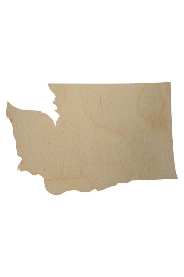 Washington State Wood Cutout