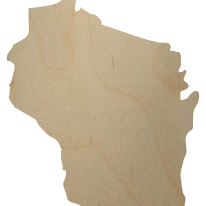 Wisconsin State Wood Cutout