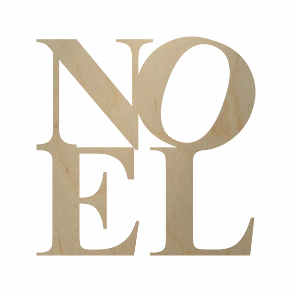 Wooden NOEL Sign Cutout