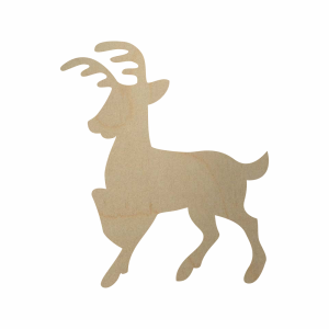 Wooden Reindeer Cutout