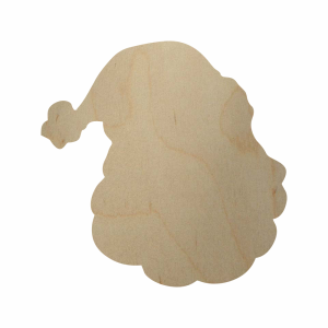 Wooden Santa Face Cutout