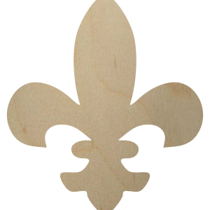 Wooden Fleur de lis Shapes