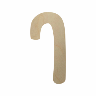 Wooden Candy Cane Cutout