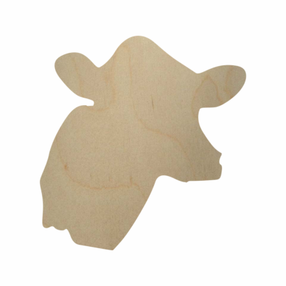 Wooden Cow Head Cutout