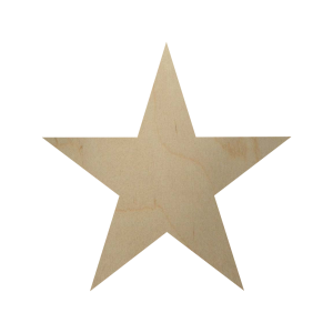 Wooden Star Cutout