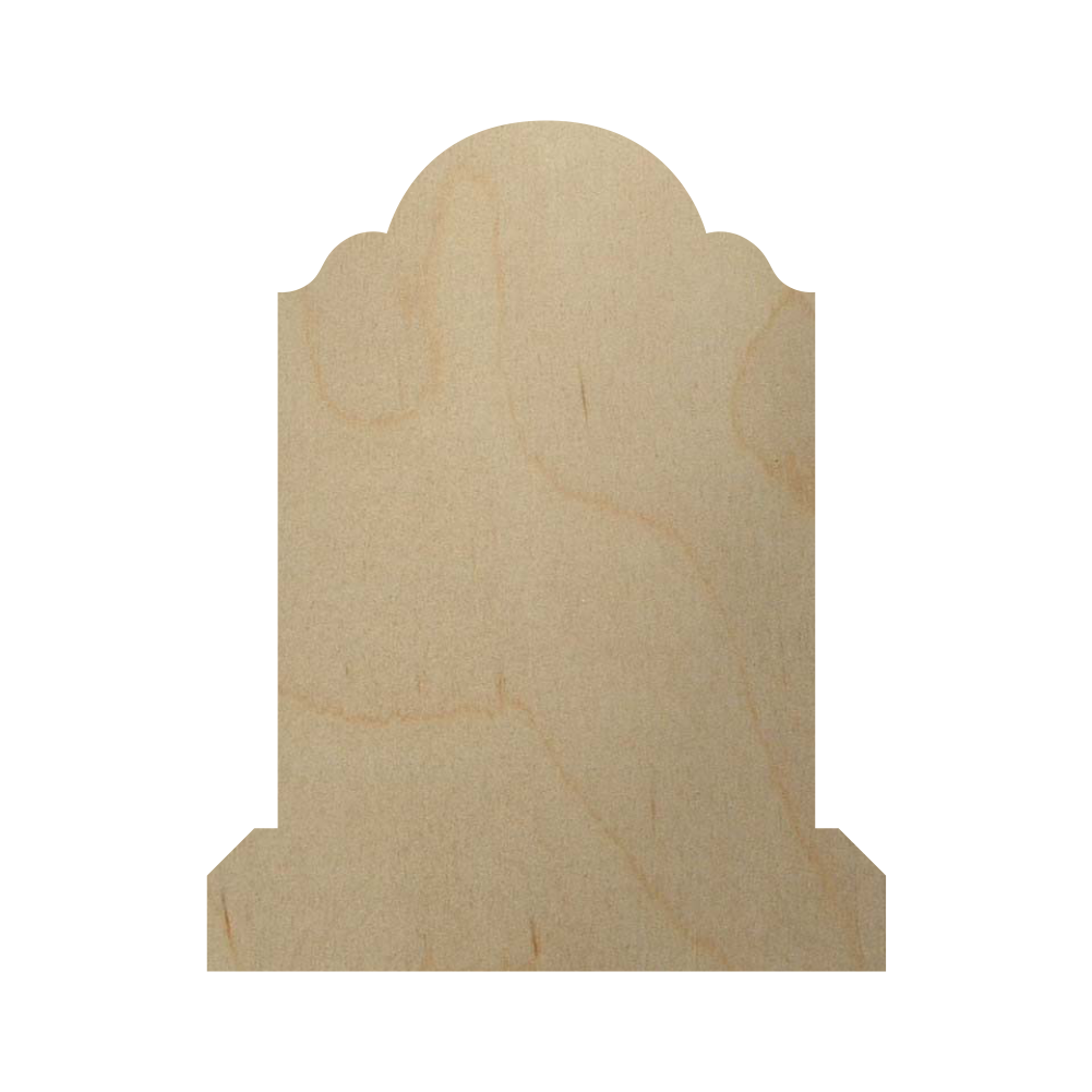 Wooden mdf  Tombstone  shape Embellishment craft Blank various sizes CFE45 