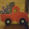 Wooden Truck w Christmas Tree