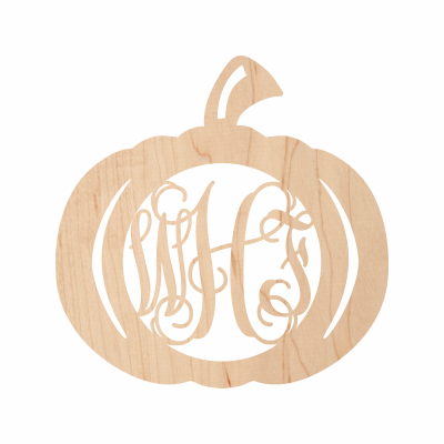 Traditional Pumpkin Monogram - bHf