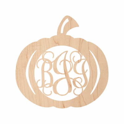 Traditional Pumpkin Monogram - bJi