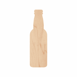 Wooden Bottle Cutout