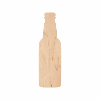 Wooden Bottle Cutout