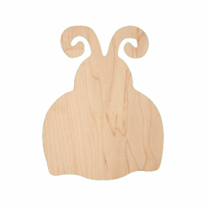 Wooden Ladybug Cutout