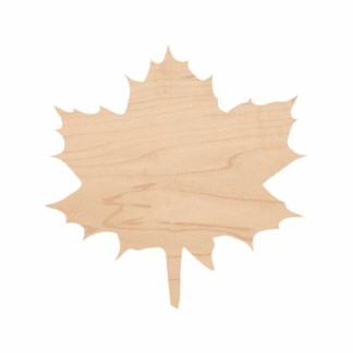 Wooden Maple Leaf Cutout