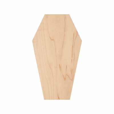 Wooden Coffin Cutout
