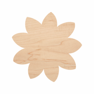 Wooden Sunflower Cutout