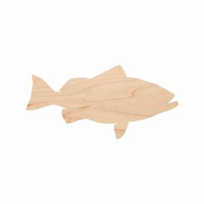 Wooden Bass Cutout
