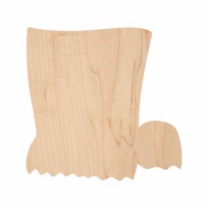 Wooden Rainboots Cutout