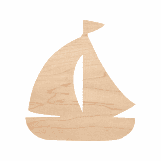 Wooden Sailboat Cutout 10-0619