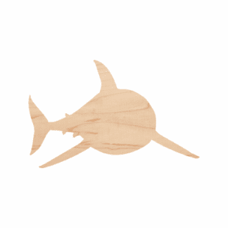 Wooden Shark Cutout 30-0002