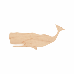 Wooden Whale Cutout 10-0608