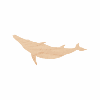 Wooden Whale Cutout 5