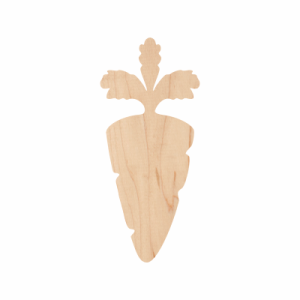 Wooden Carrot Cutout 10-0054