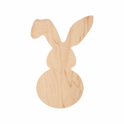 Wooden Flop Ear Bunny Cutout 10-0044