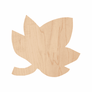 Wooden Leaf Cutout 10-0189