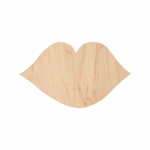 Wooden Lips Cutout 10-0058