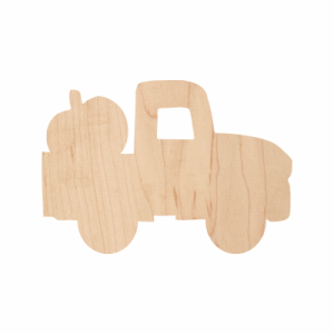 Wooden Truck w Pumpkin Cutout 10-0184